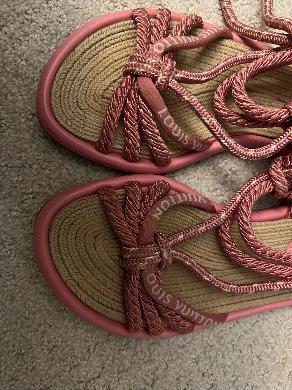 Louis Vuitton Maia Espadrille Sandals